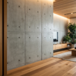 Beton architektoniczny w salonie – z czym go łączyć, by nie było surowo?