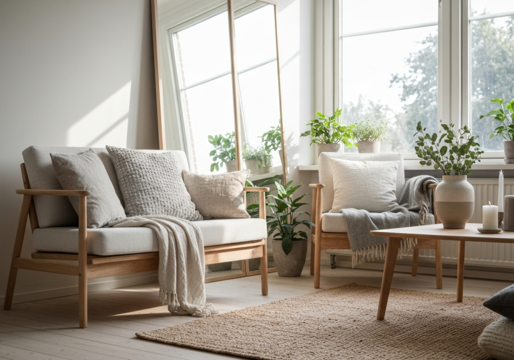 Jak wykonać dekoracje domu w stylu skandynawskim z naturalnych materiałów?