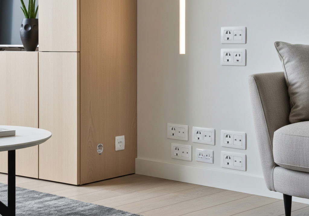 Planowanie elektryki pod projekt wnętrza – gdzie umieścić gniazdka, by nie psuły designu?